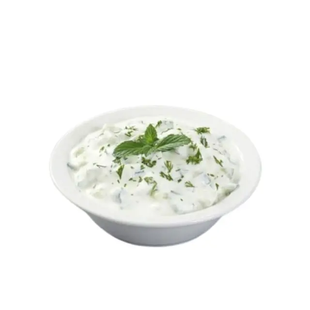 Laban with Cucumber Salad